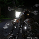 ZETA 38 mm LED Fog Lights Black White/Yellow Pair ZR47-0010