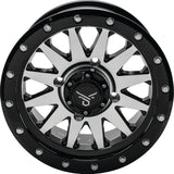 QuadBoss 14 in. QBS Wagon Wheels 5+2 Offset, 4x137 Bolt Pattern, Part Number 608555