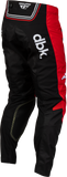 Fly Racing Kinetic DBK Pants Black/Red/White, Size 40, Part Number 380-53440