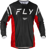 Fly Racing Kinetic Mesh Center Jersey Black/White/Red 2X