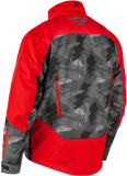 Fly Racing SNX Pro Jacket Red/Black 4X – Adult Snowmobile & Ski Jacket with Waterproof Technology