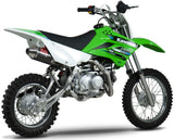 Yoshimura 2430522 RS-2 Stainless Steel/Carbon Fiber Exhaust System for Kawasaki KLX110
