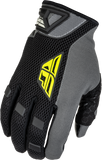Fly Racing Coolpro Gloves Black/Hi Vis Medium – Reinforced Grip and Touchscreen Compatibility