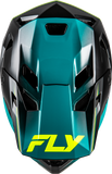 Fly Racing Rayce Repeat Bicycle Helmet - Black, Teal & Hi Vis, Medium