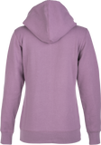 Fly Racing Women's Corporate Zip Up Hoodie - Mauve, XL