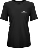 Fly Racing Women's Fly Motto Tee Black 2X - Comfortable Loose Fit Casual T-Shirt