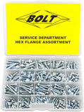 BOLT SVCFLANGE M6 and M8 Flange Bolt Kit, 360-Piece Service Department Assortment