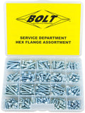 BOLT SVCFLANGE M6 and M8 Flange Bolt Kit, 360-Piece Service Department Assortment