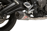 Yoshimura 19660AP520 AT2 Race FS SS/SS/CF Works Exhaust for 2021–2023 Triumph Trident 660
