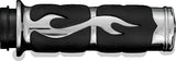 Kuryakyn 1 in ISO Flame Grips Metric Chrome 6261