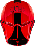 FLY RACING Small Kinetic Lite Rival Helmet Gloss Red/Black 73-3476S