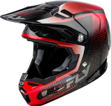 Fly Racing Formula S Carbon Protocol Helmet Black Carbon/Red XL, Part 73-4465X