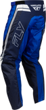 FLY Racing F-16 Raze Motorcycle Pants Navy, Blue and White, Size 32 – Part 380-93232