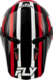 Fly Racing Kinetic Sync Helmet Black/Red/White 2X, Part Number 73-20022X