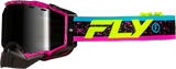 Fly Racing Zone Snow Goggle Pink/Black with Pink Mirror and Rose Lens