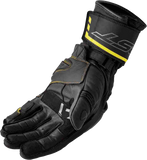 RST S1 Leather Motorcycle Gloves Black/Fluorescent Yellow, Small – Part Number 103650F.YEL-08