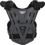 Fly Racing Youth Revel Roost Guard Race Black – Impact Protection with BioFoam Chassis