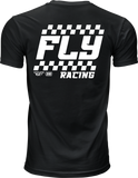 Fly Racing 354-0404S Staple Tee Black for Men - Premium Crew Neck T-Shirt