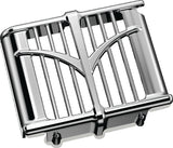 Kuryakyn 5640 Oil Cooler Cover, Chrome, 2014–2023 Indian Models