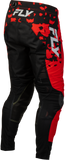 Fly Racing Lite Flake Motorcycle Pants Red, Gray and Black, Size 34 – Part Number 380-73234