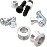 BOLT Silver Billet Aluminum Swingarm Spools, Model 2009-SSS.S