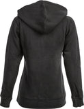 Fly Racing Women's Corporate Zip Up Hoodie in Black XL