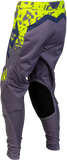 Fly Racing Women's Lite Flake Motorcycle Pants Lavender/Blue/Yellow Size 3/4, Part 380-63203