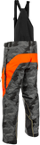 Fly Racing SNX Pro SB Pant Orange/Black - Waterproof Snowmobile Gear with Breathable Technology