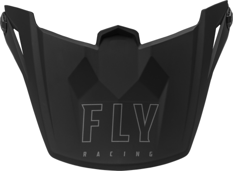 FLY Racing Kinetic Lite Helmet Visor Solid Matte Black - Lightweight and Stylish DOT Approved Bike Helmet