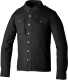 RST Lumberjack CE Shirt Plain Black Check Large Motorcycle Jacket, Part Number 102115BLK-44