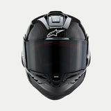 ALPINESTARS Supertech R10 Helmet - Solid - Carbon Black - Large 8200124-1902-L