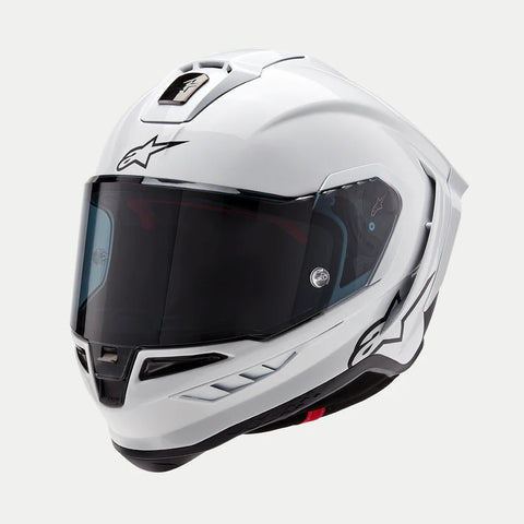 ALPINESTARS Supertech R10 Helmet - Solid - Gloss White - 2XL 8200124-2170-XXL