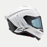 ALPINESTARS Supertech R10 Helmet - Solid - Gloss White - 2XL 8200124-2170-XXL