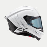ALPINESTARS Supertech R10 Helmet - Solid - Gloss White - Small 8200124-2170-S