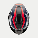 ALPINESTARS Supertech R10 Helmet - Team - Matte Black/Carbon Red Fluo/Blue - XS 8200224-1383-XS