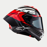 ALPINESTARS Supertech R10 Helmet - Element - Carbon/Red/White - Medium 8200324-1363-M