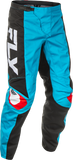 Fly Racing F 16 Pants Cyan/Black/White Size 30 – Durable Motocross Riding Gear