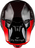 Fly Racing Youth Formula S Carbon Legacy Helmet Red Carbon/Black YL 73-4447YL