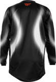 FLY RACING Youth Kinetic Torch Jersey Black/White/Orange YM 380-525YM