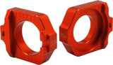 WORKS 17-263 Axle Blocks Elite KTM/Hus Orange