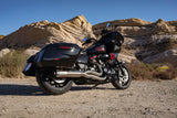 Vance & Hines 27345 Stainless 2-into-1 Upsweep Exhaust System for 17-23 Harley-Davidson Touring/CVO Touring