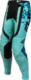 Fly Racing Women's Lite Flake Pants Aqua/Teal/Black Size 11/12, Part Number 380-63111