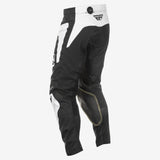 Fly Racing Kinetic Sym Pants CA/NY Black & White Size 34 – Versatile Motorcycle Riding Gear