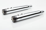 Cobra 6291 GEN2 Neighbor Haters 4.5-Inch Groove Tip Chrome Slip-On Mufflers for Harley-Davidson FLH/FLT 2017-2018