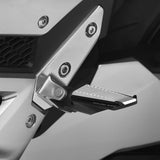 Rizoma PE643B Urban Protocol Black and White Motorcycle Footpegs, Pair