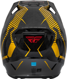 Fly Racing Formula Carbon Tracer Helmet Gold/Black XS – Lightweight, Impact-Resistant Motorcycle Helmet