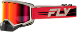FLY RACING 37-50086 Focus Snow Goggle Red/Black with Red Mirror/Rose Lens