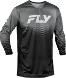 FLY RACING Medium Rayce Sonar Bicycle Jersey Black/Grey/White 380-050M