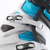 Gaerne SG-22 LE White/Black/Light Blue Motorcycle Boots, Size 12