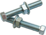 BOLT 2006-CH Motorcycle Chain Adjuster Bolt Set, M8 x 50 mm, Stainless Steel